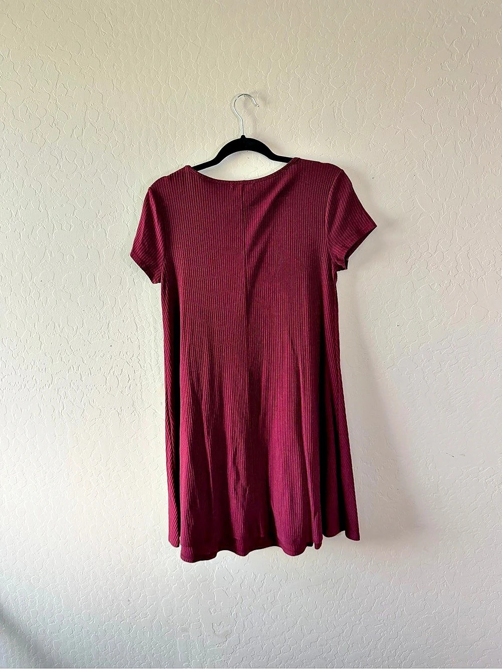 Love Fire Ribbed Mini Dress Size Small - Picture 2 of 5